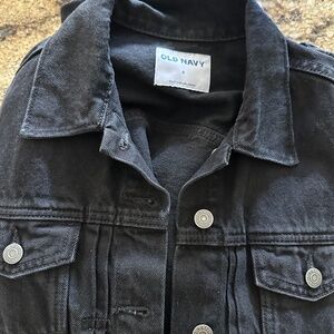 Old Navy black denim Jean jacket